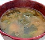 ワカメの味噌スープ